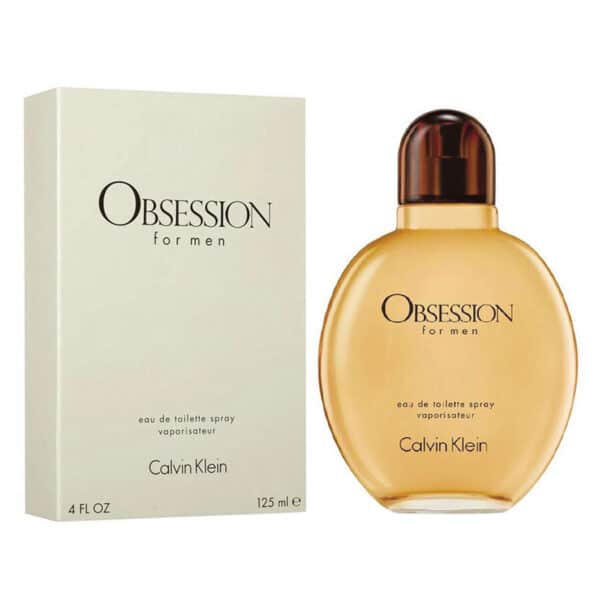 عطر كالفن كلاين أوبسيشن للرجال 125مل - Men's Obsession EDT Spray 4.0 oz
