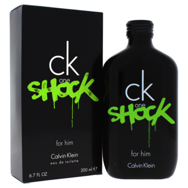 عطر كالفن كلاين سي كي ون شوك الأسود الرجالي تواليت 200مل - Ck One Shock Men / Calvin Klein EDT Spray 6.7 oz (200 ml)