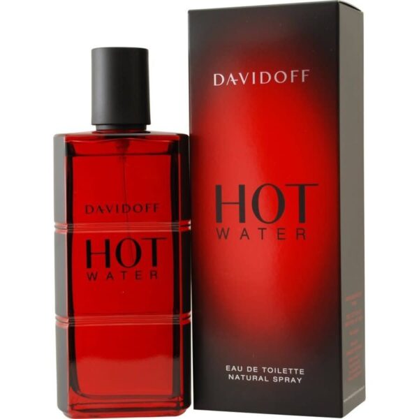 عطر هوت واتر للرجال او دو تواليت من دافيدوف 110مل - Hot Water / Davidoff EDT Spray 3.7 oz