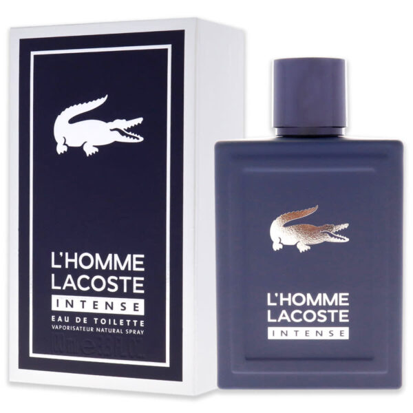 ⁦عطر لاكوست لهوم إنتس أو دو تواليت 100مل - L' homme Intense Eau De Toilette 3.4 oz⁩ - الصورة ⁦4⁩