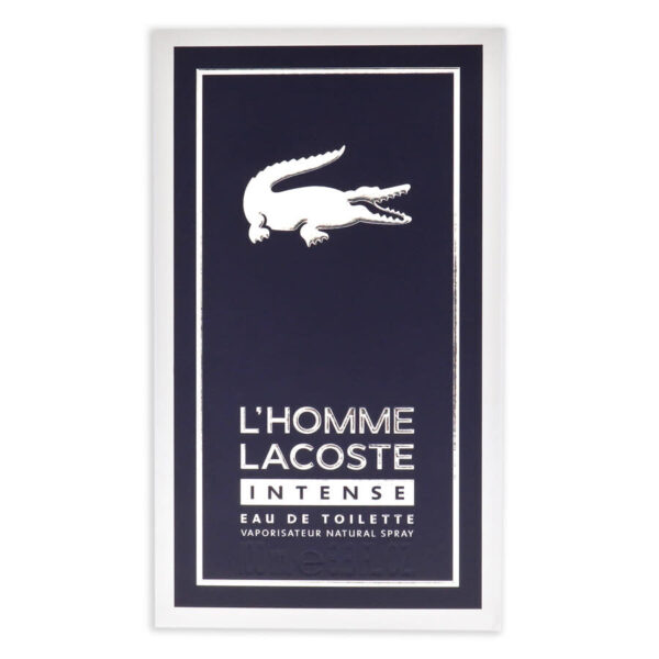 ⁦عطر لاكوست لهوم إنتس أو دو تواليت 100مل - L' homme Intense Eau De Toilette 3.4 oz⁩ - الصورة ⁦5⁩