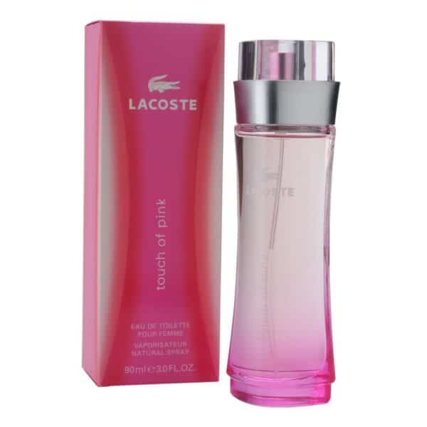 عطر تاتش أوف بينك للنساء أو دو تواليت من لاكوست 90مل - Touch Of Pink by Lacoste EDT Spray 3.0 oz